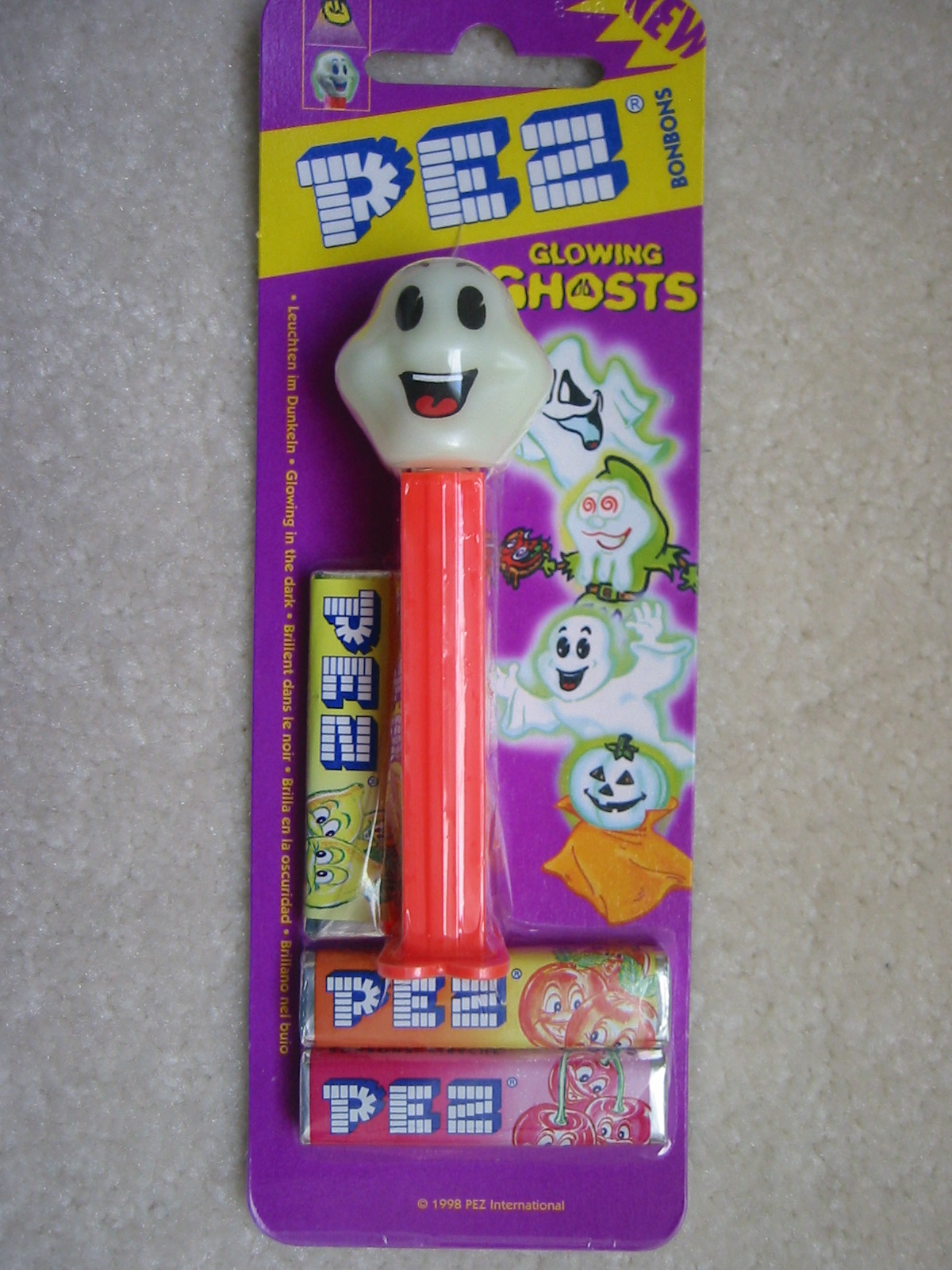 Halloween Glow-N-Dark Pez, Happy Henry (MOEC)